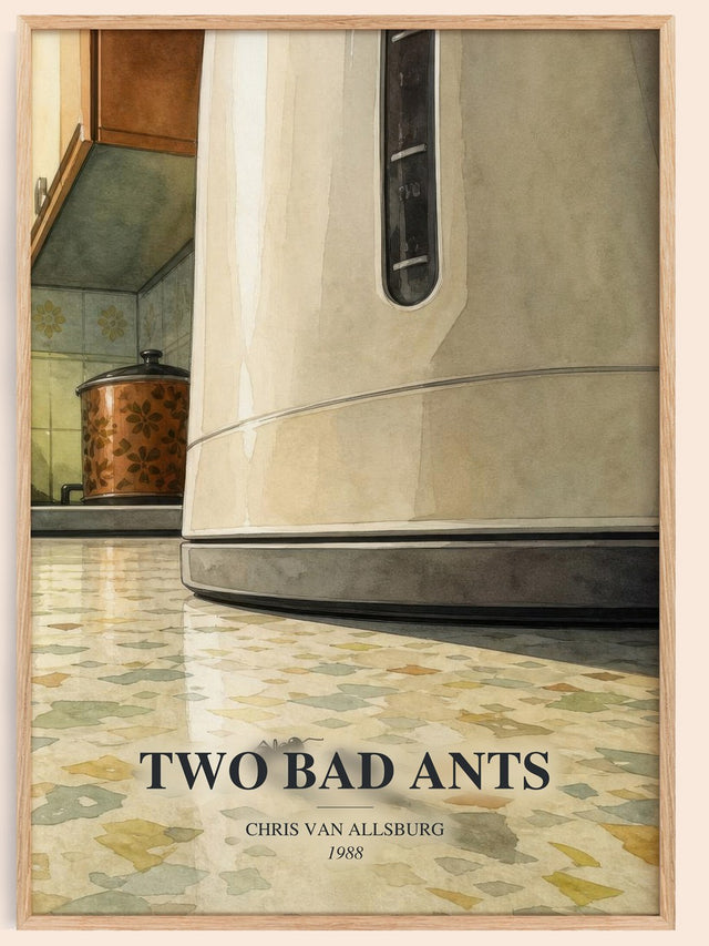Two Bad Ants Book Watercolour Illustration by Chris Van Allsburg