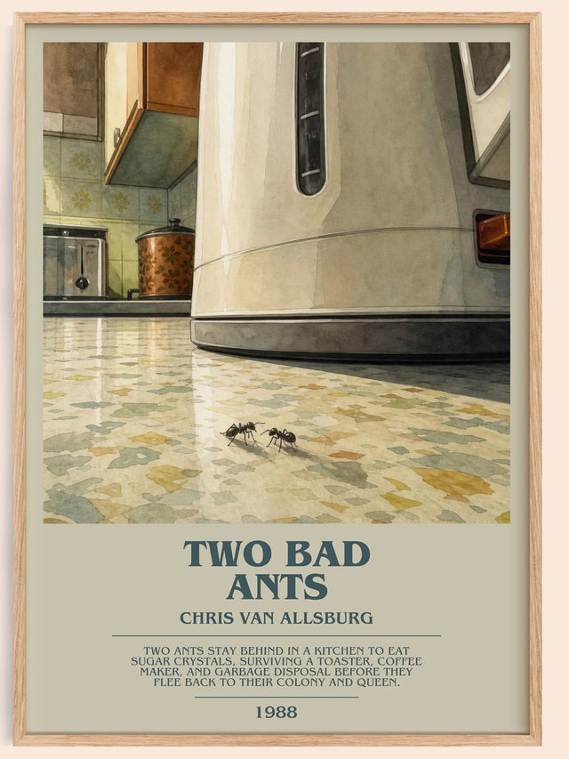 Two Bad Ants Bookish Wall Art by Chris Van Allsburg