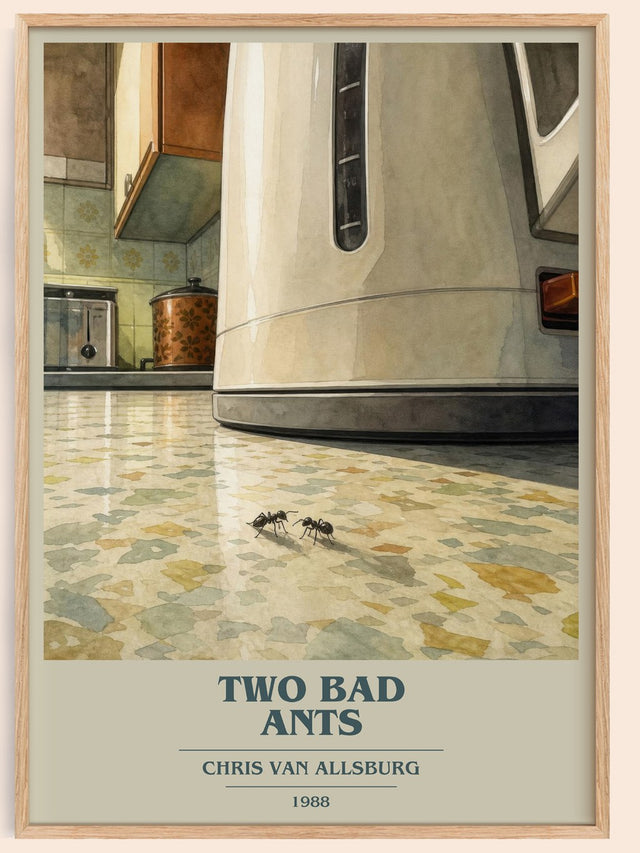 Two Bad Ants Book Cover Poster by Chris Van Allsburg
