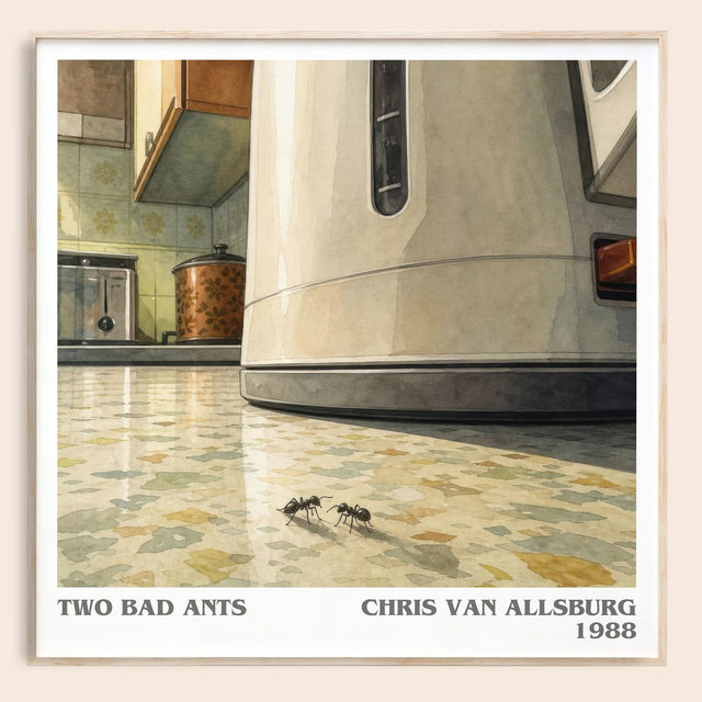 Two Bad Ants Literary Art Print by Chris Van Allsburg