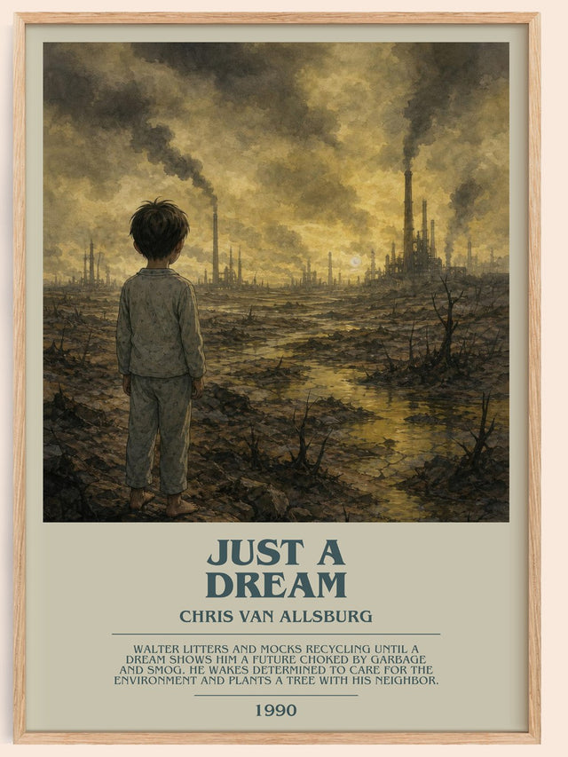 Just A Dream Bookish Wall Art by Chris Van Allsburg