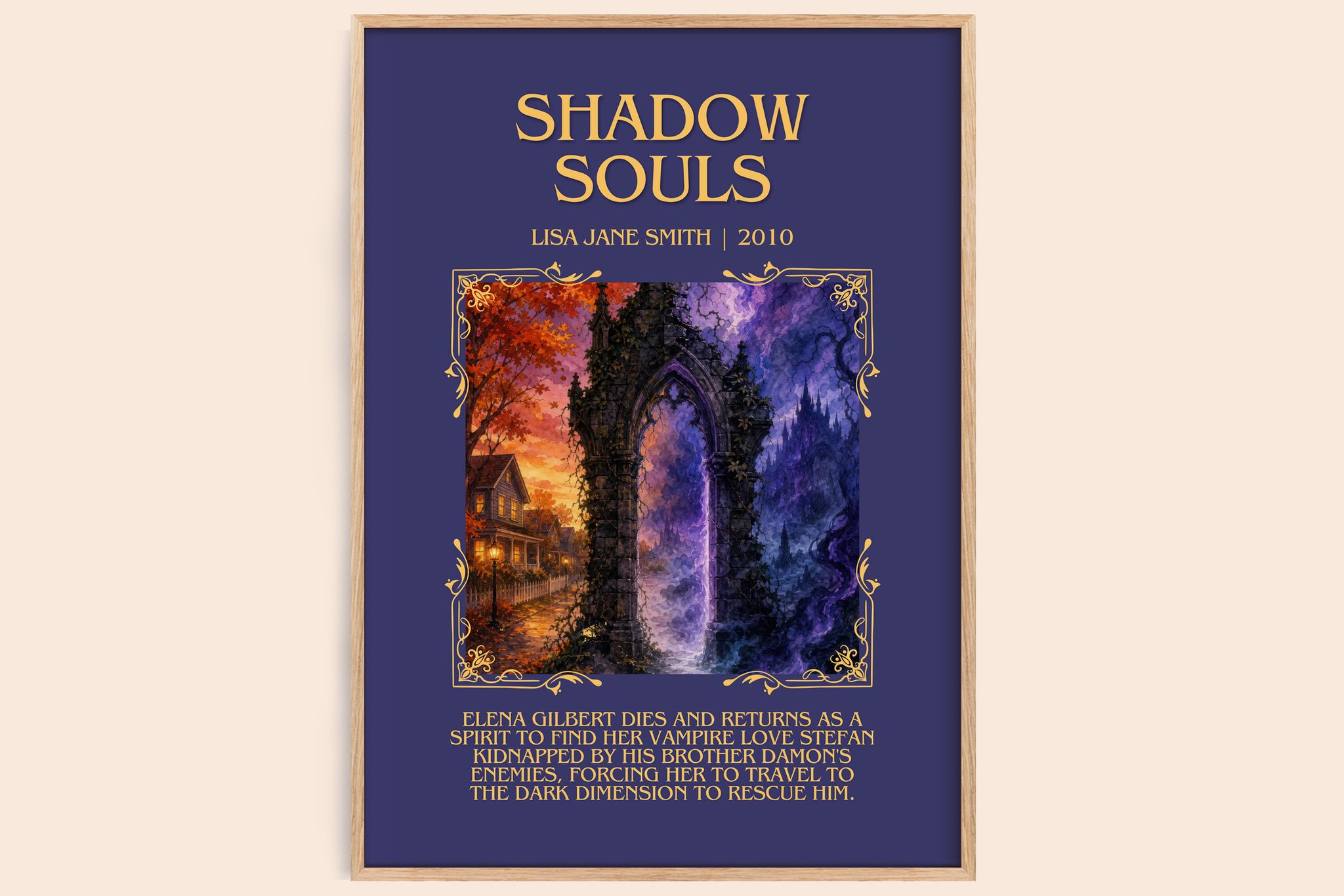 Shadow souls Minimalist Book Poster by Lisa Jane Smith