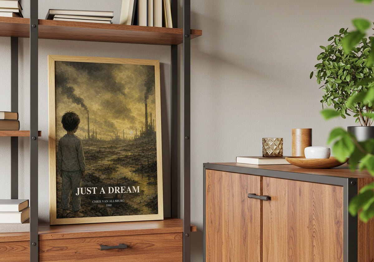Just A Dream book watercolour illustration paper finish options – matte satin gloss