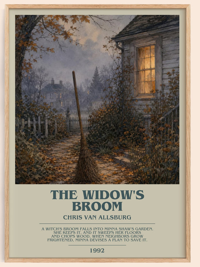 The Widow'S Broom Bookish Wall Art by Chris Van Allsburg
