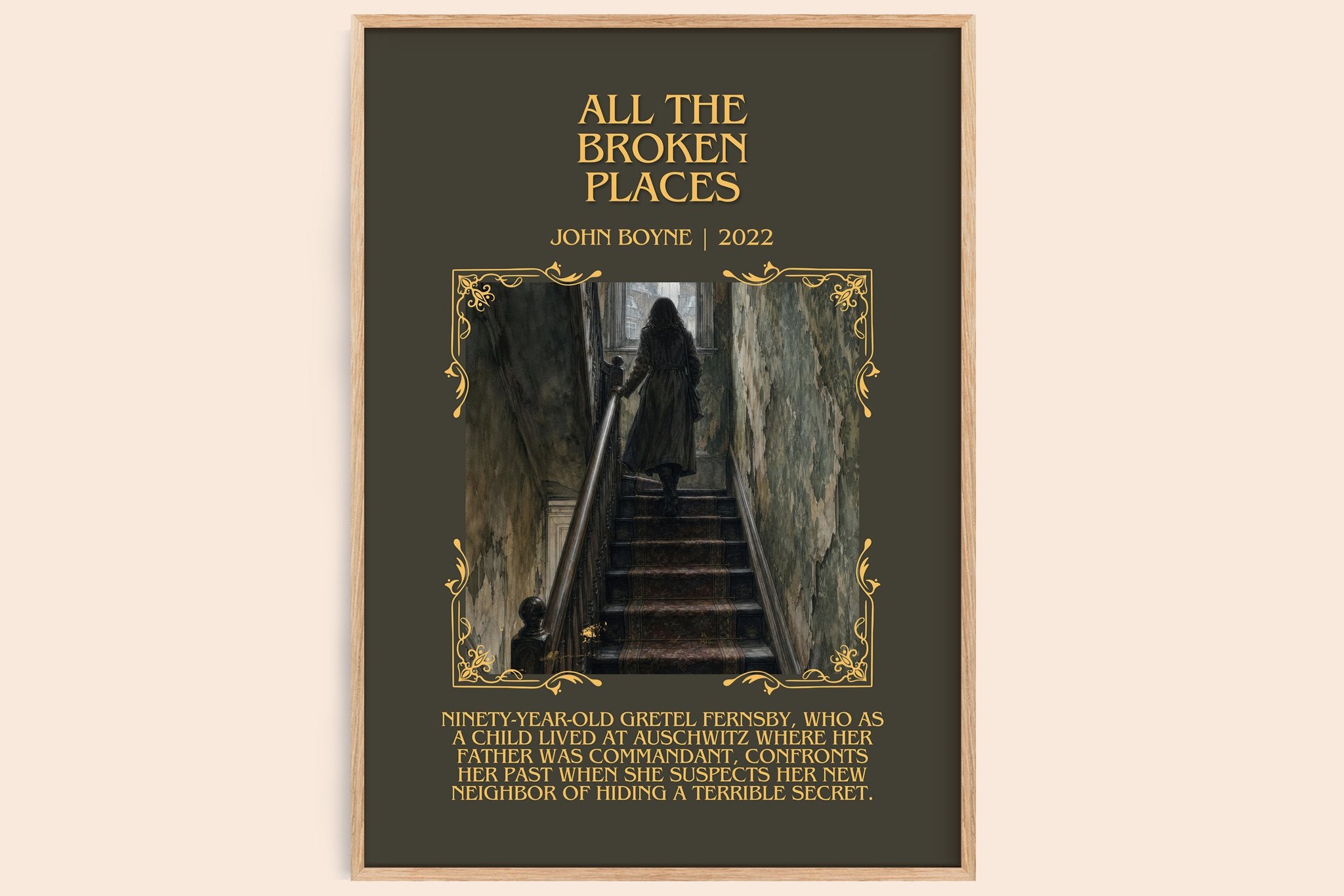 All the Broken Places Minimalist Book Poster by John Boyne