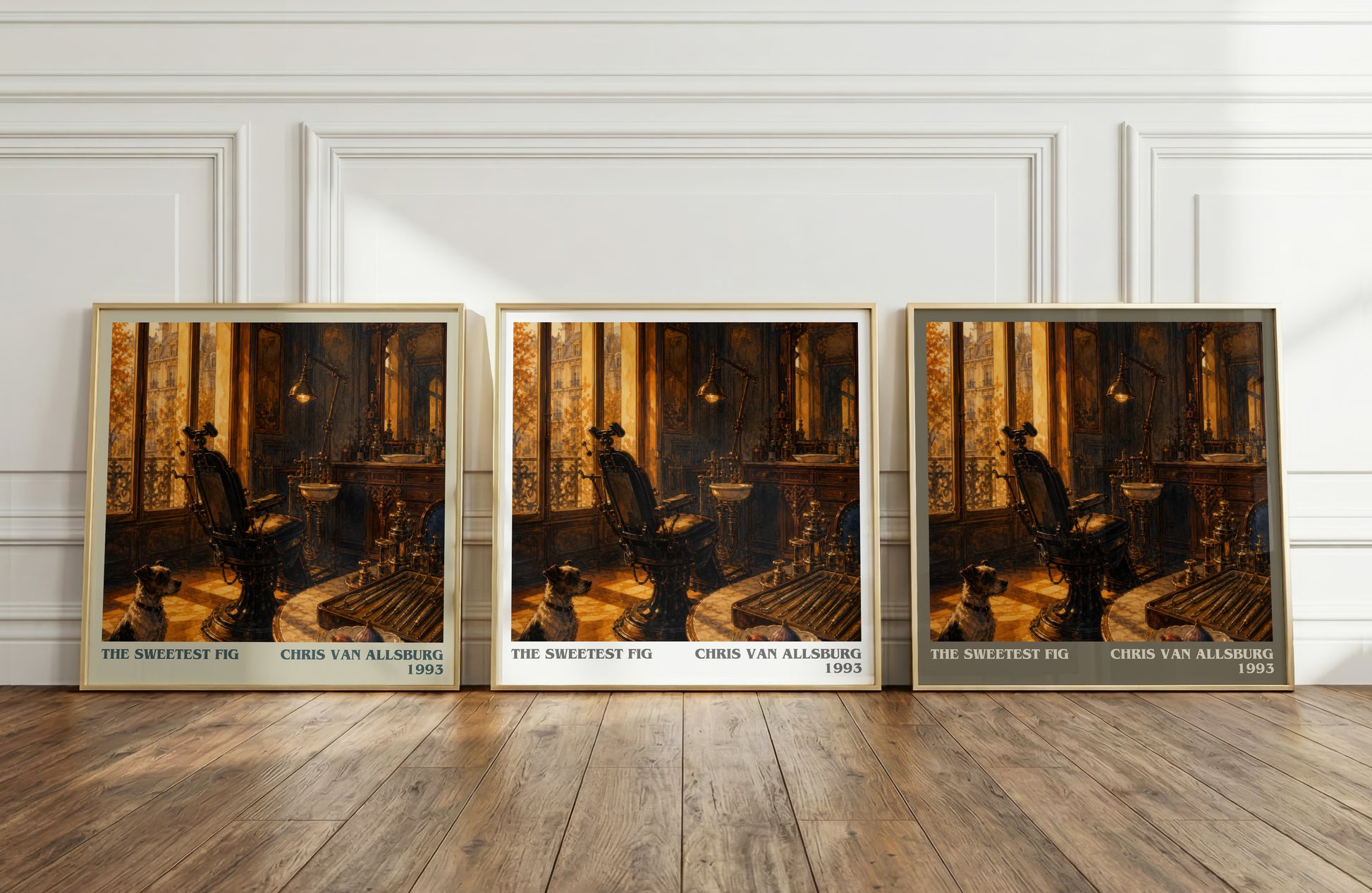 The Sweetest Fig literary art print colour and style options – Chris Van Allsburg book art