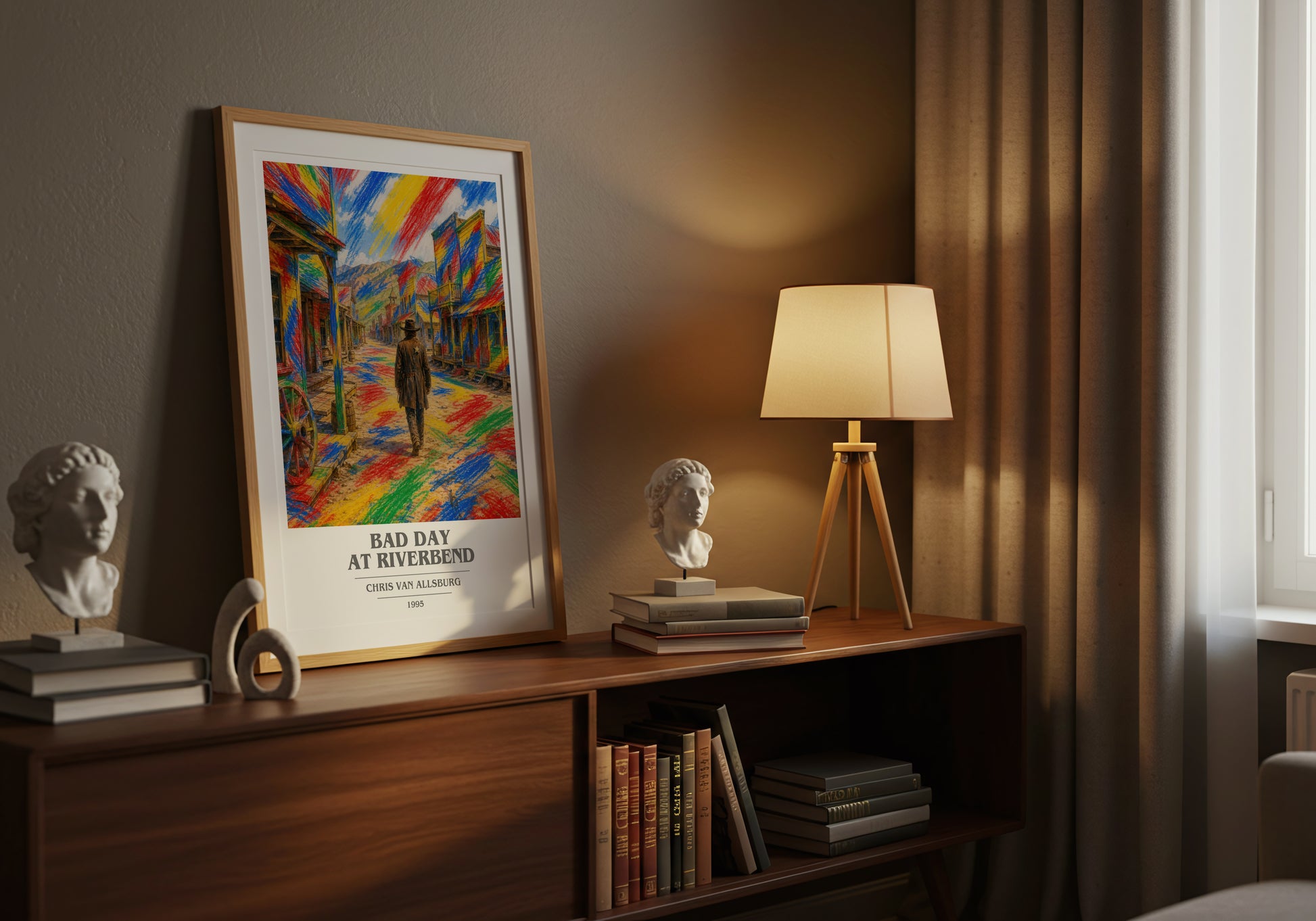 Bad Day At Riverbend book cover book poster framed on wall – childrens wall art