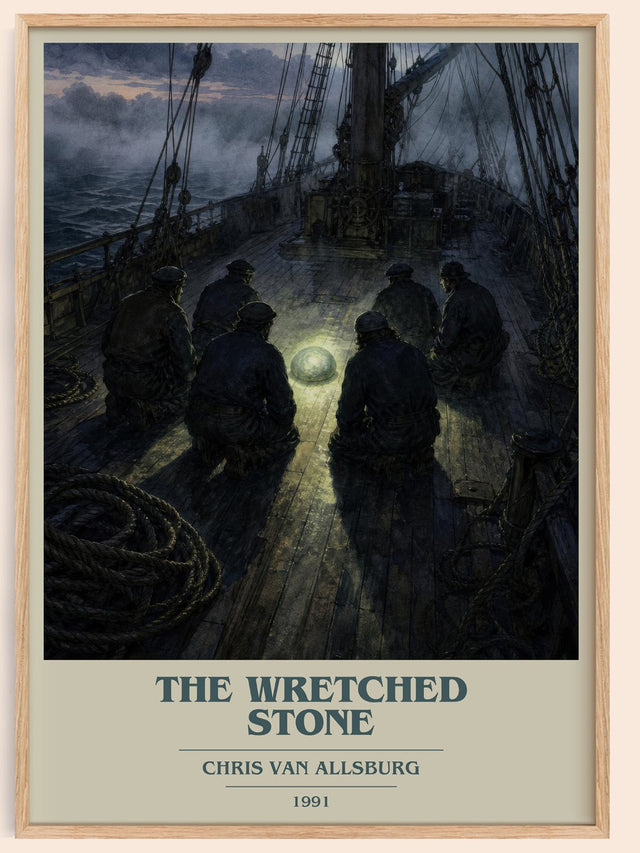 The Wretched Stone Book Cover Poster by Chris Van Allsburg