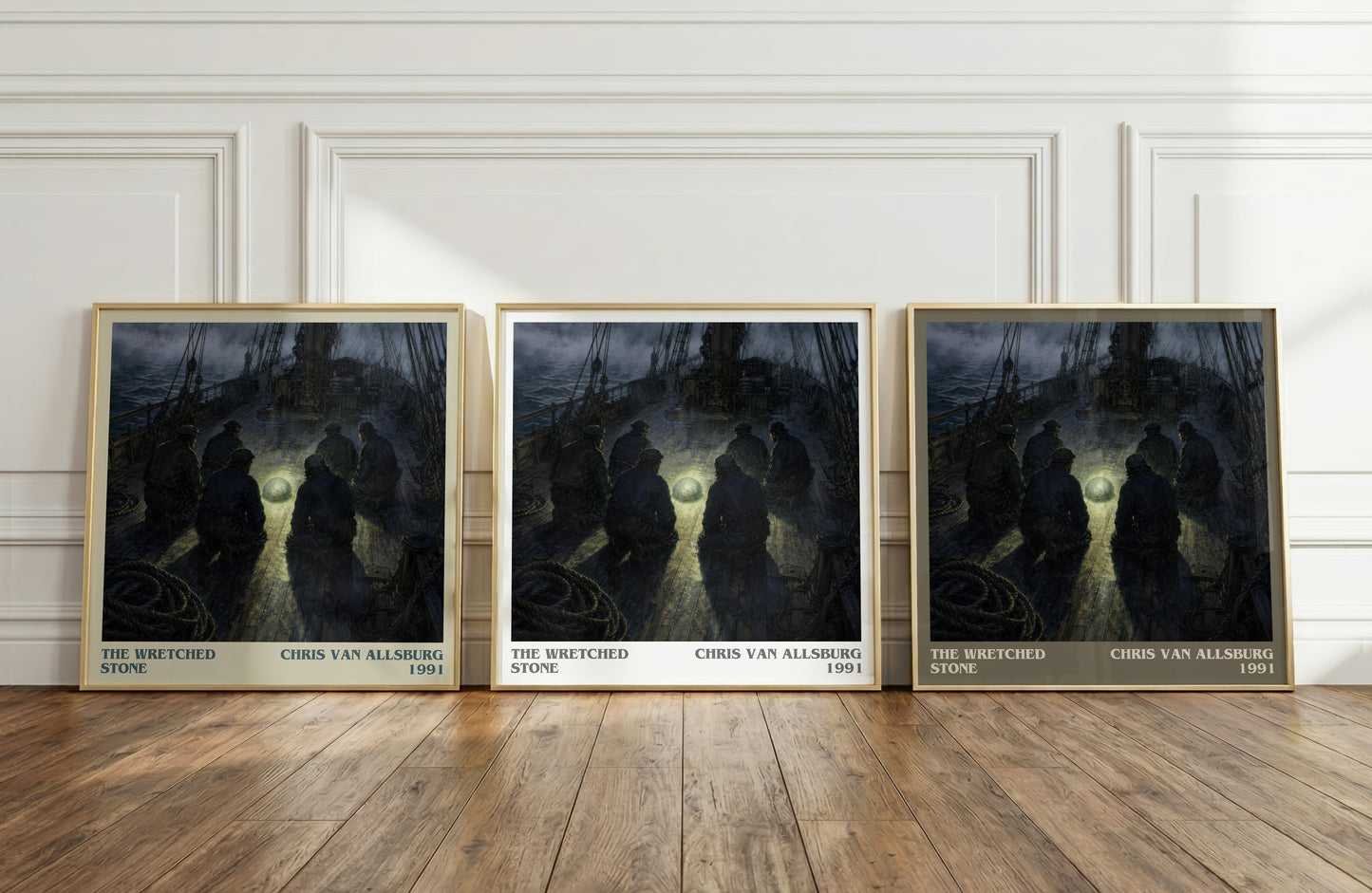The Wretched Stone literary art print colour and style options – Chris Van Allsburg book art