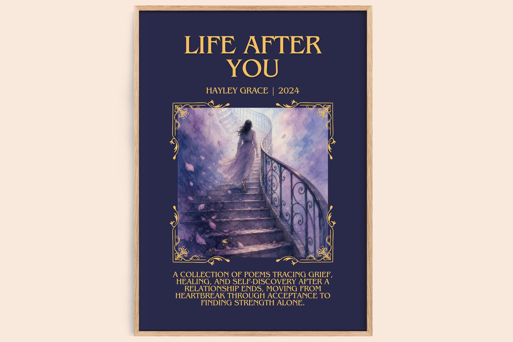 life after you Minimalist Book Poster by Hayley Grace