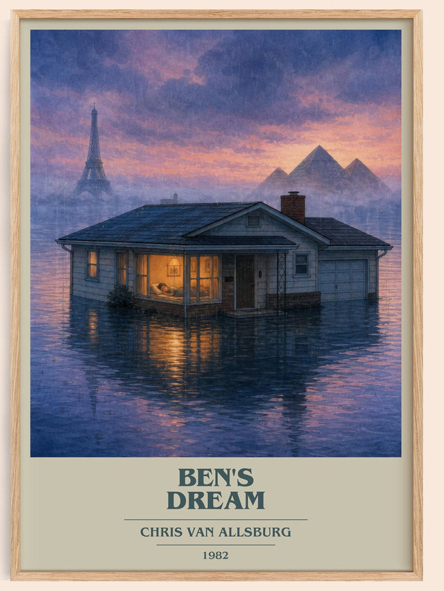 Ben'S Dream Book Cover Poster by Chris Van Allsburg