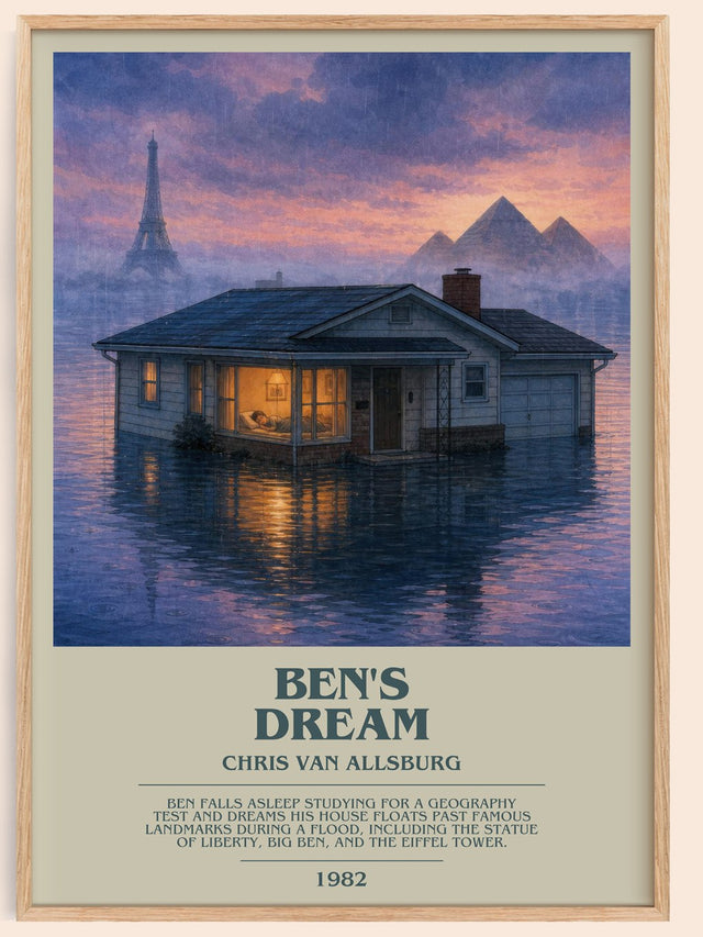 Ben'S Dream Bookish Wall Art by Chris Van Allsburg