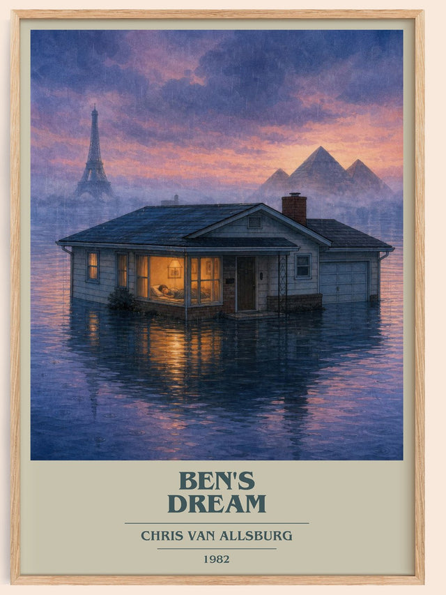 Ben'S Dream Book Cover Poster by Chris Van Allsburg