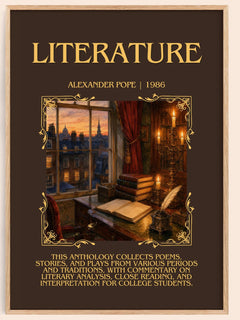 Literature Minimalist Book Poster by Alexander Pope – book poster