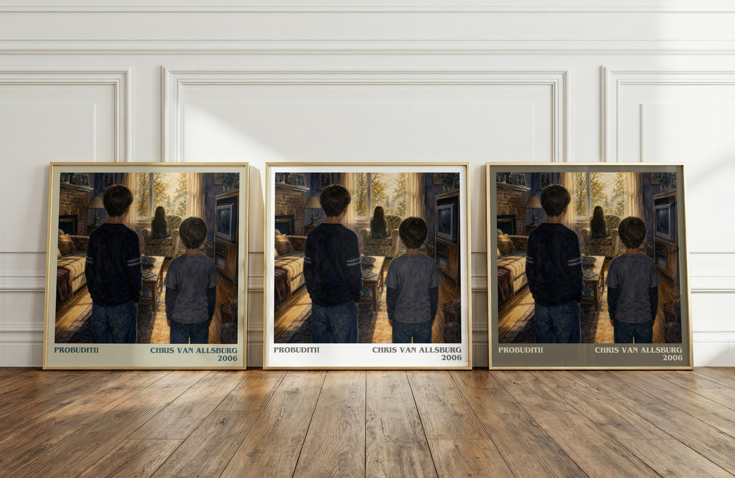 Probuditi! literary art print colour and style options – Chris Van Allsburg book art