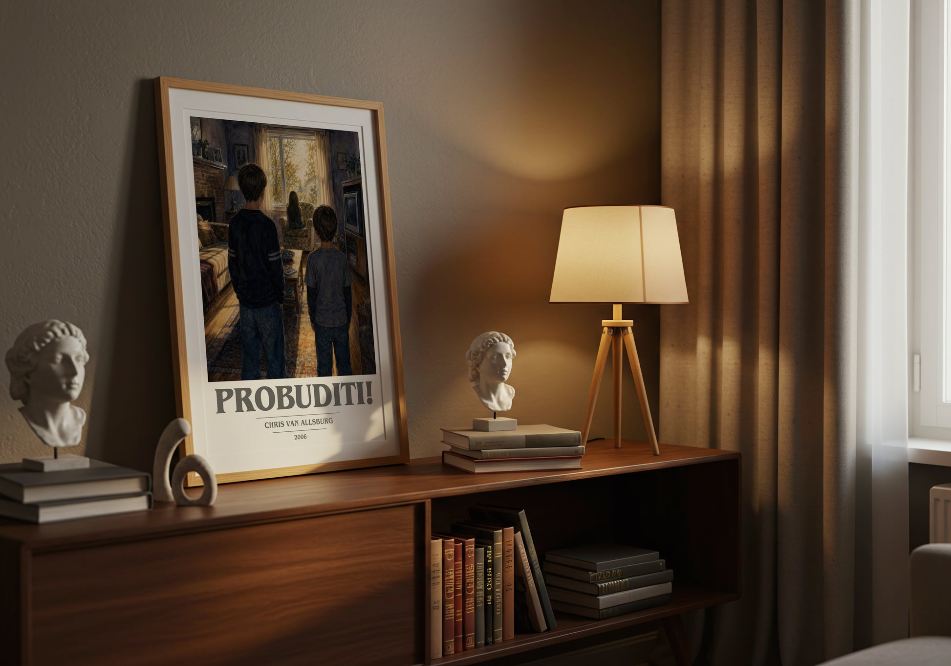 Probuditi! book cover book poster framed on wall – childrens wall art