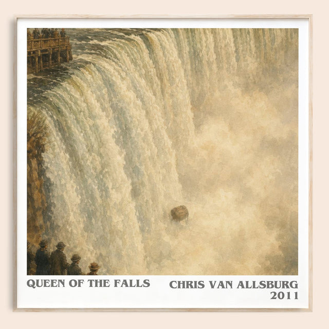 Queen Of The Falls Literary Art Print by Chris Van Allsburg
