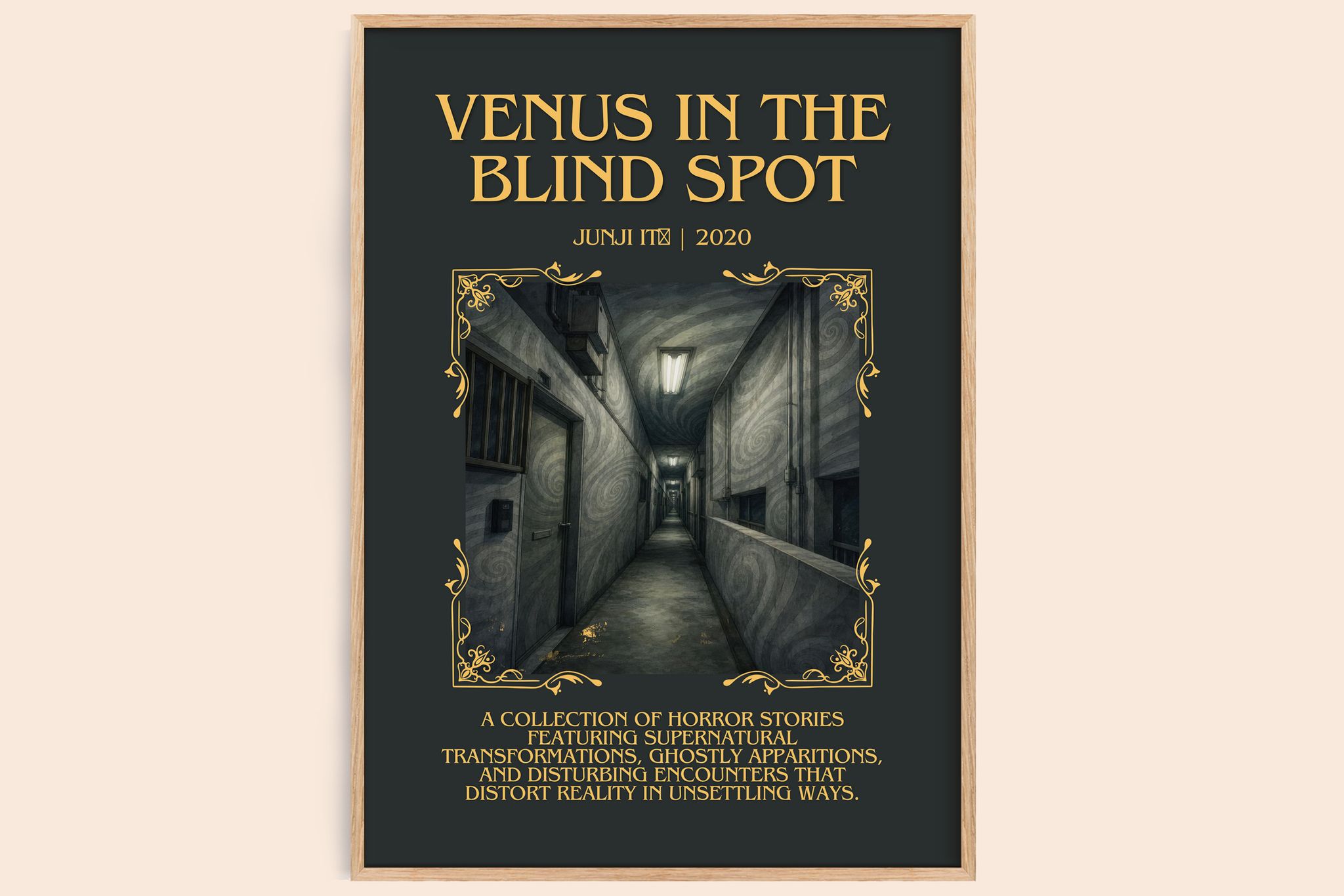 Venus in the Blind Spot Minimalist Book Poster by Junji Itō