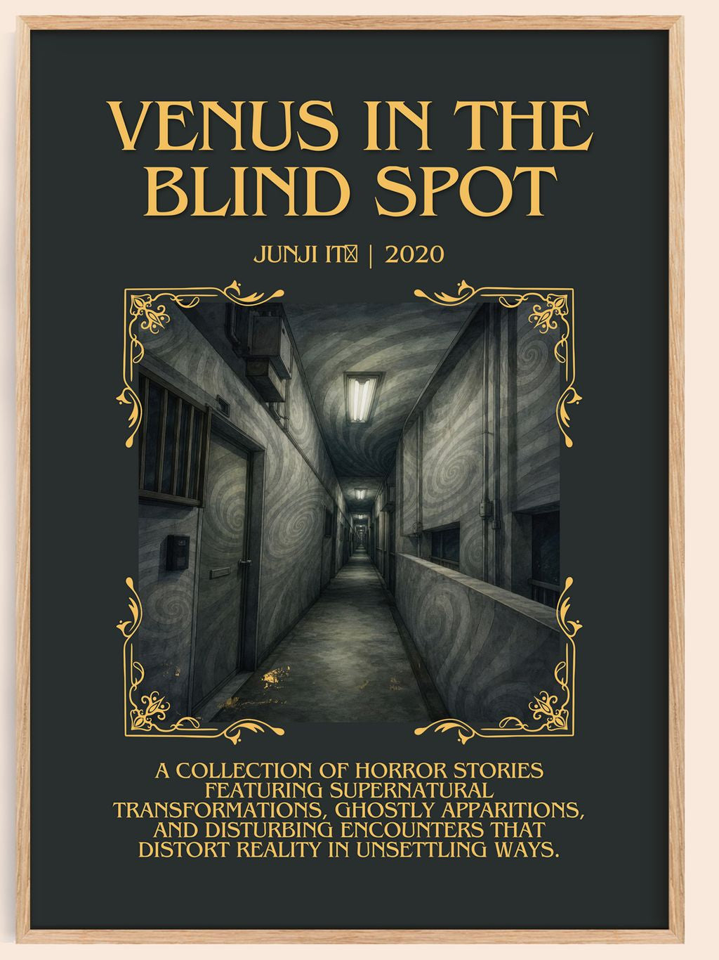 Venus in the Blind Spot Minimalist Book Poster by Junji Itō – book poster