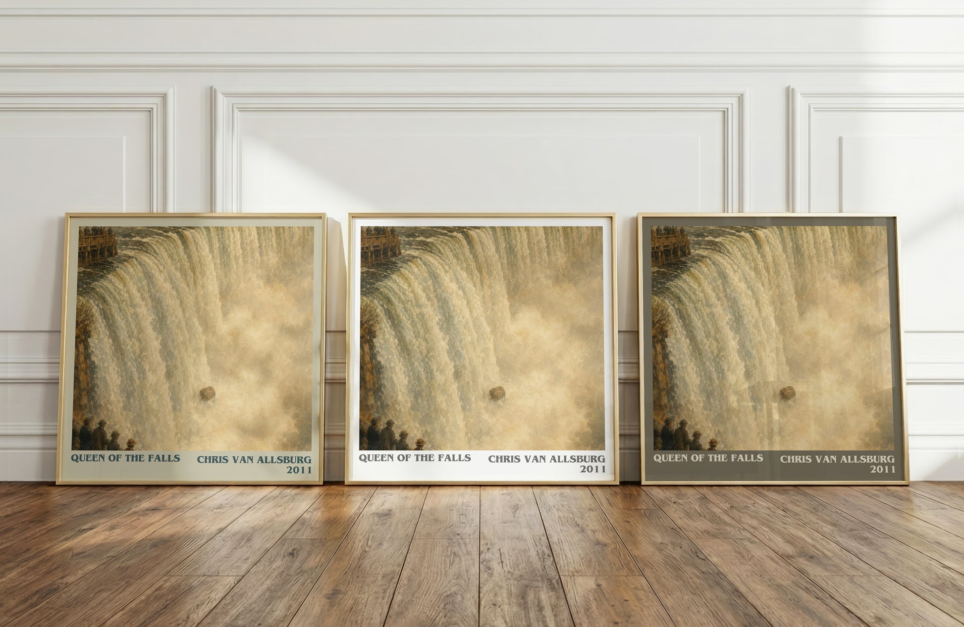 Queen Of The Falls literary art print colour and style options – Chris Van Allsburg book art