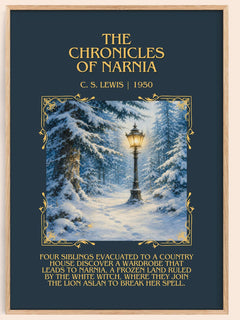 The Chronicles of Narnia Minimalist Book Poster by C. S. Lewis – book poster
