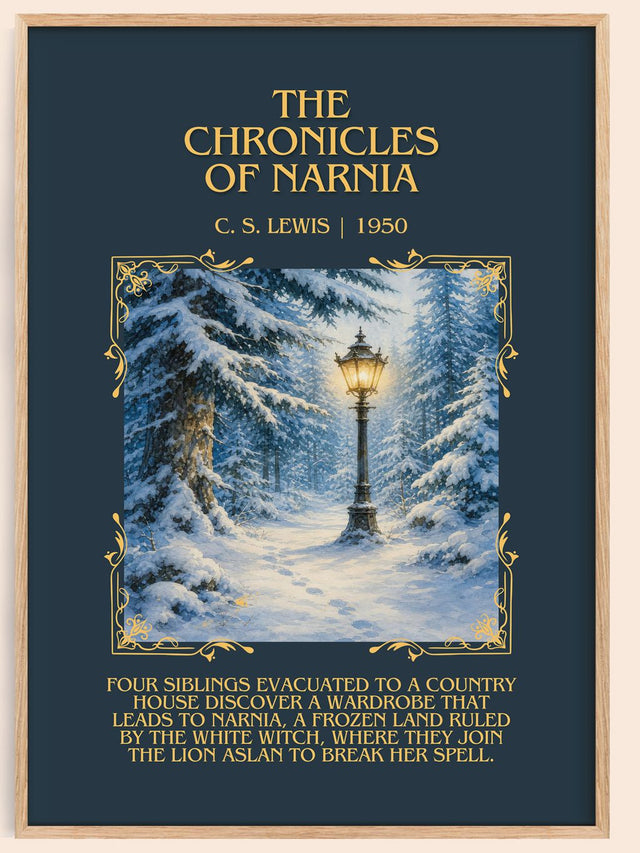 The Chronicles of Narnia Minimalist Book Poster by C. S. Lewis