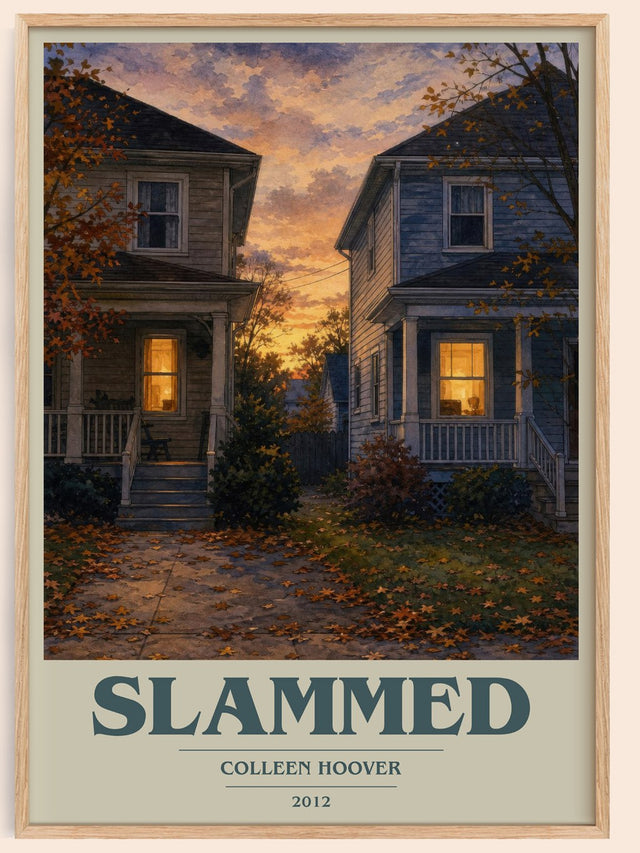 Slammed Book Cover Poster by Colleen Hoover