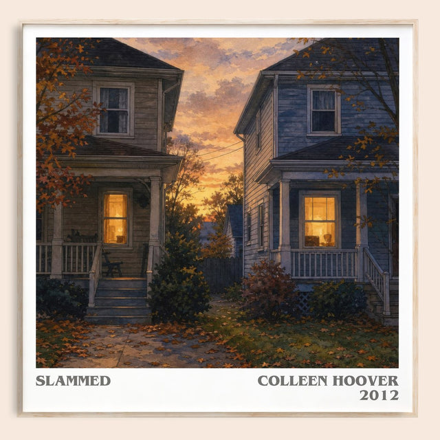 Slammed Literary Art Print by Colleen Hoover