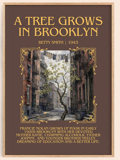 A Tree Grows in Brooklyn Minimalist Book Poster by Betty Smith – book poster