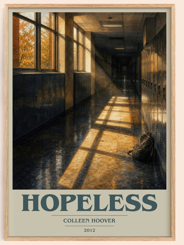Hopeless Book Cover Poster by Colleen Hoover