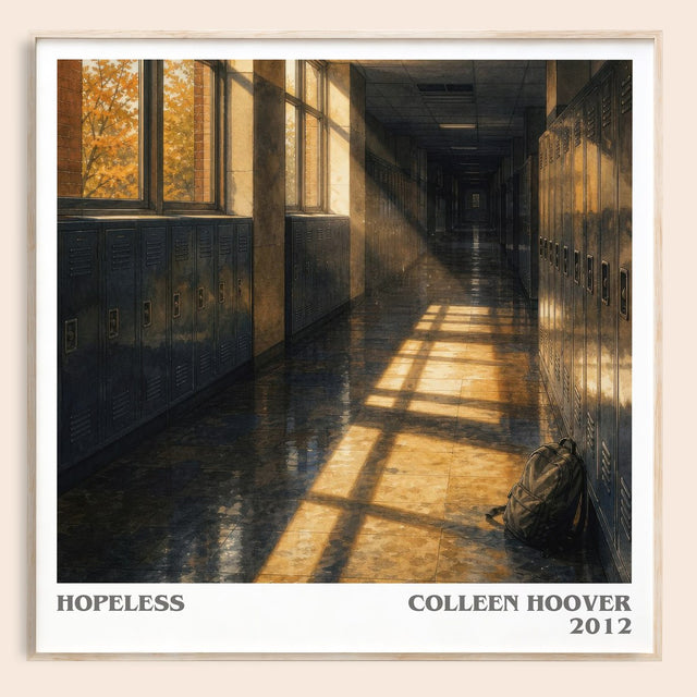 Hopeless Literary Art Print by Colleen Hoover