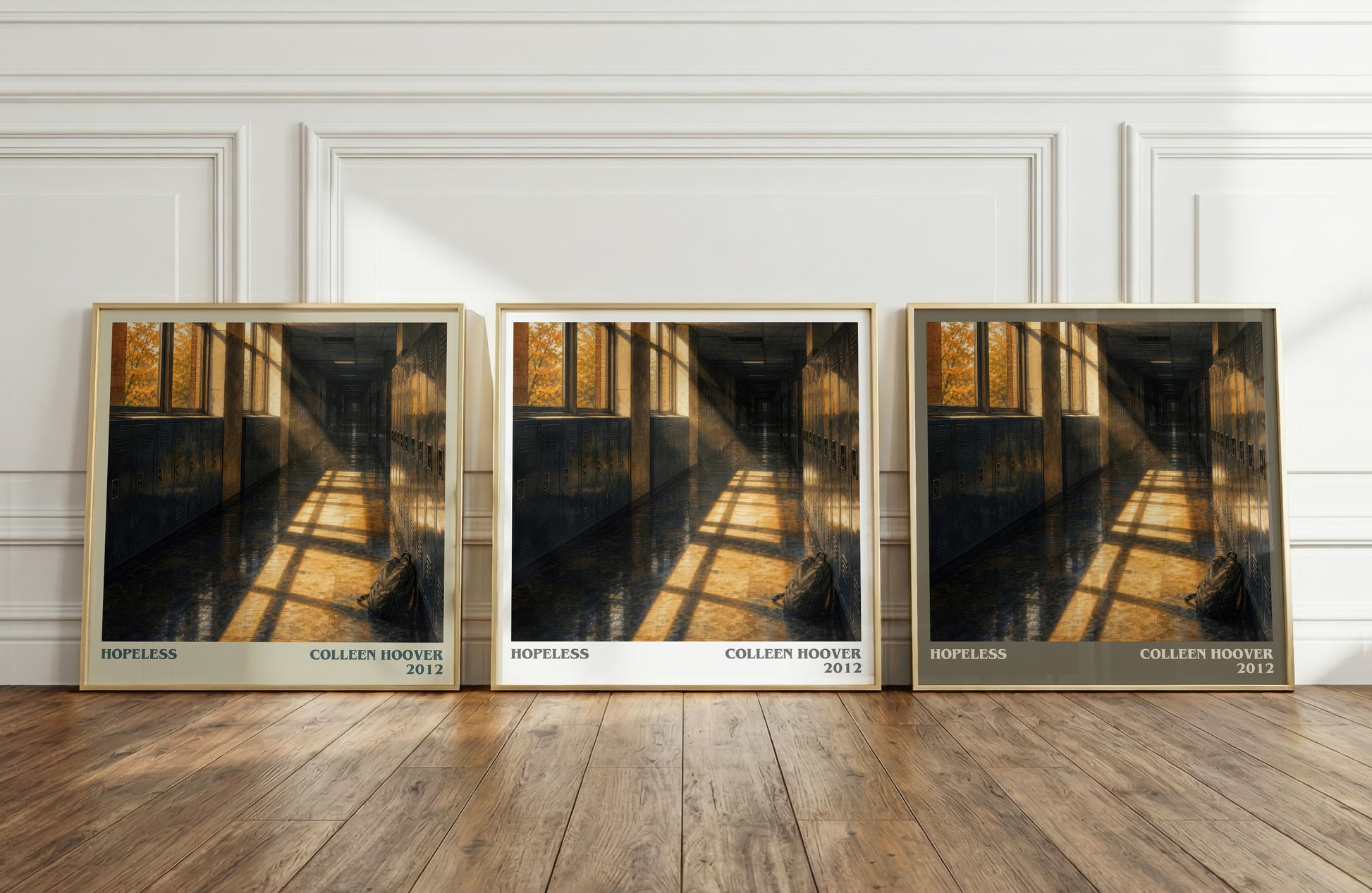 Hopeless literary art print colour and style options – Colleen Hoover book art