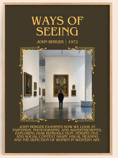Ways Of Seeing Minimalist Book Poster by John Berger – book poster