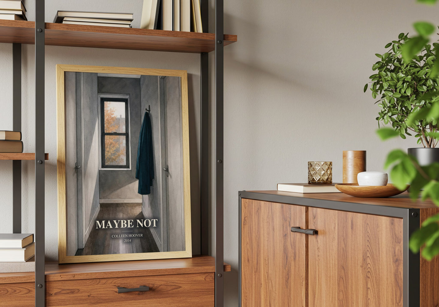 Maybe Not book watercolour illustration paper finish options – matte satin gloss