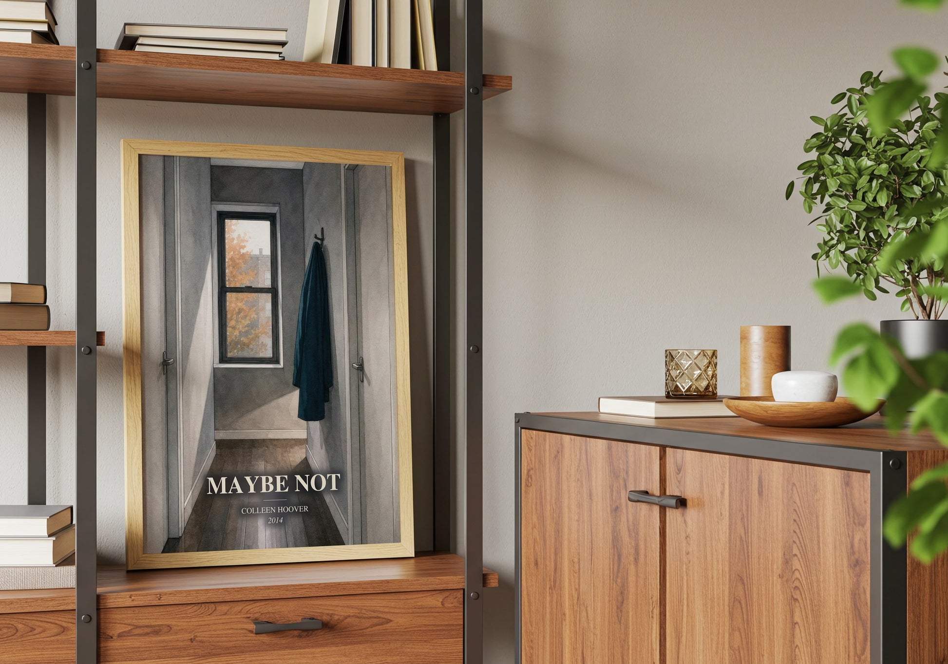 Maybe Not book watercolour illustration paper finish options – matte satin gloss