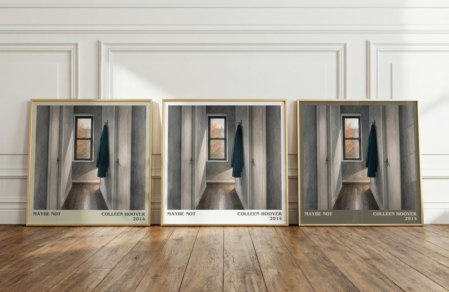 Maybe Not literary art print colour and style options – Colleen Hoover book art