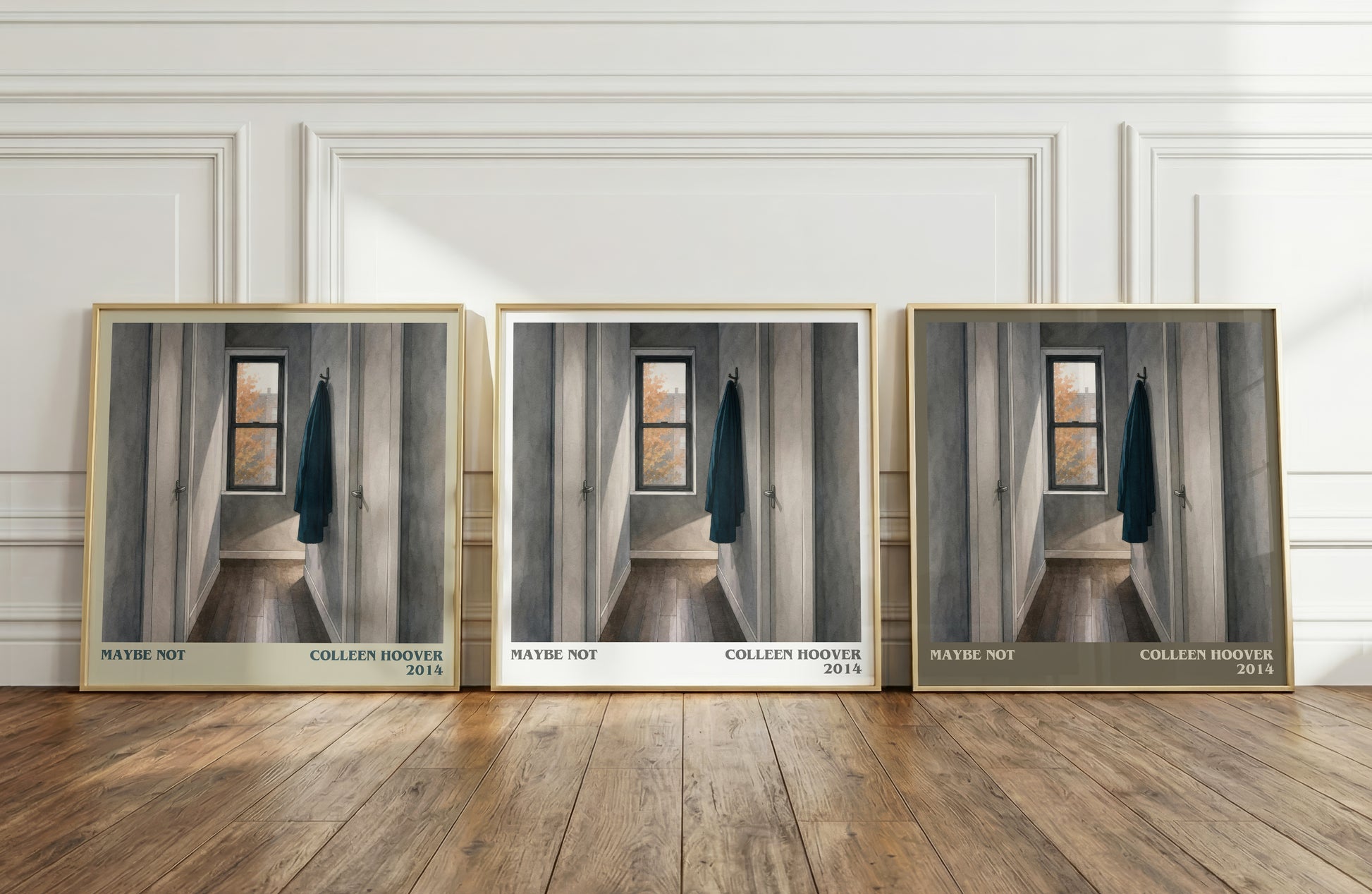 Maybe Not literary art print colour and style options – Colleen Hoover book art