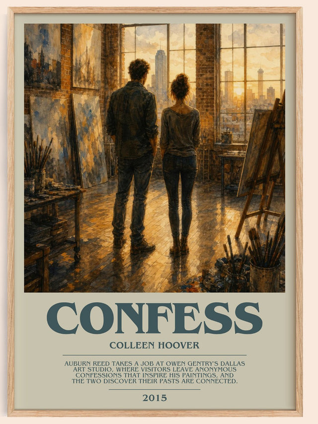 Confess Bookish Wall Art by Colleen Hoover