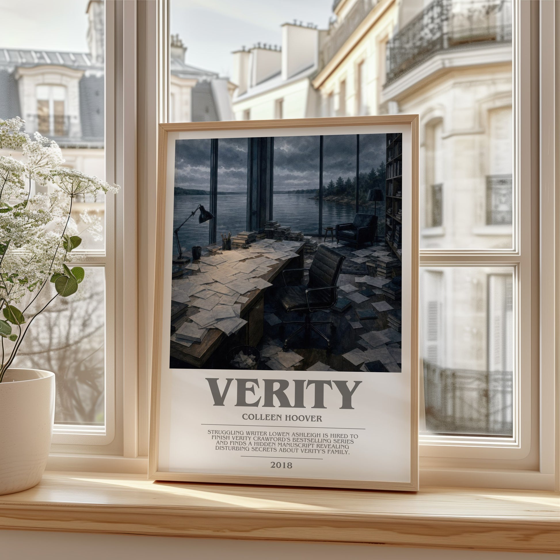 Verity bookish poster colour and style options – Colleen Hoover book art