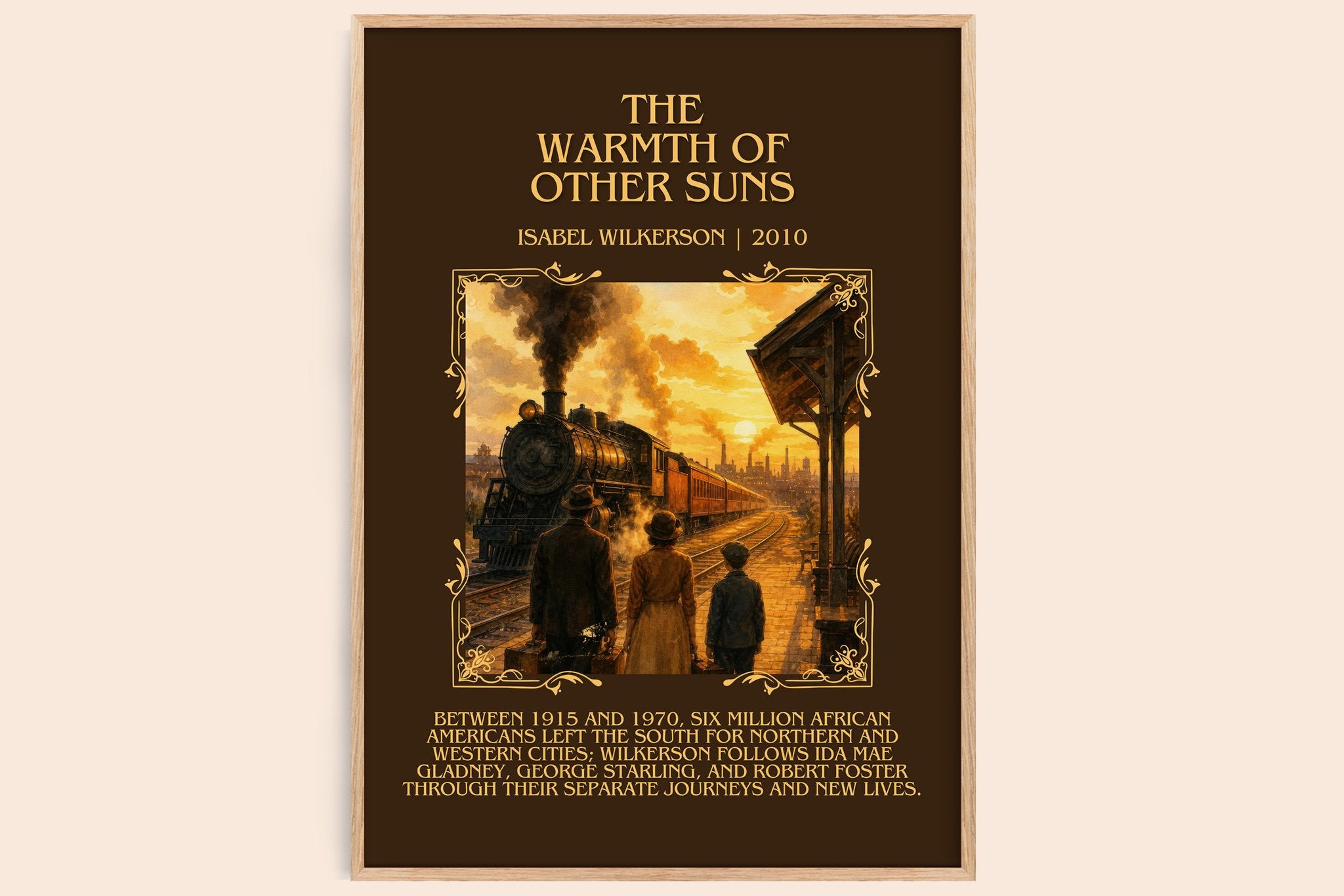 The Warmth Of Other Suns Minimalist Book Poster by Isabel Wilkerson