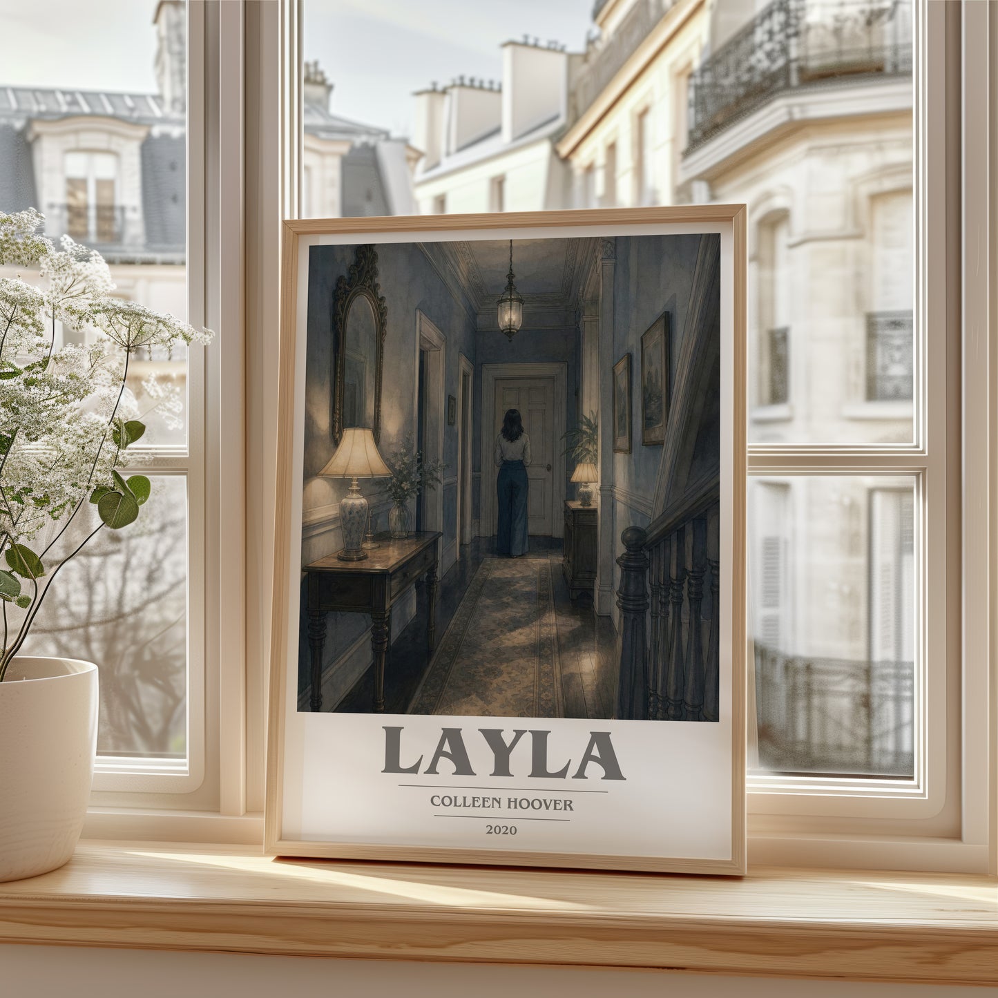 Layla book cover poster colour and style options – Colleen Hoover book art