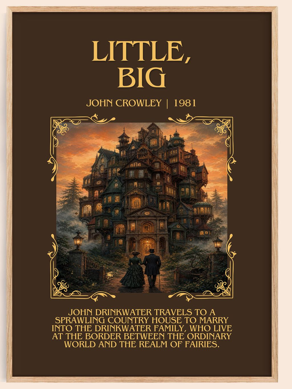 Little, Big Minimalist Book Poster by John Crowley – book poster
