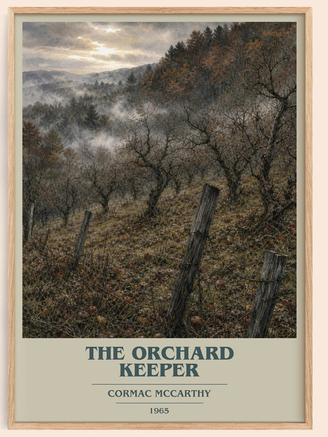 The Orchard Keeper Book Cover Poster by Cormac Mccarthy
