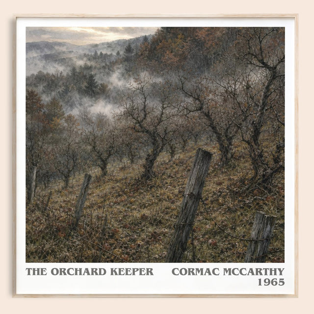 The Orchard Keeper Literary Art Print by Cormac Mccarthy
