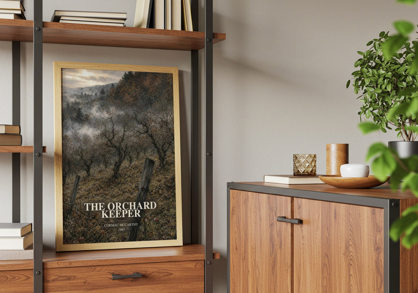 The Orchard Keeper book watercolour illustration paper finish options – matte satin gloss
