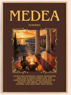 Medea Minimalist Book Poster by Euripides – book poster