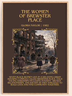 The Women of Brewster Place Minimalist Book Poster by Gloria Naylor – book poster