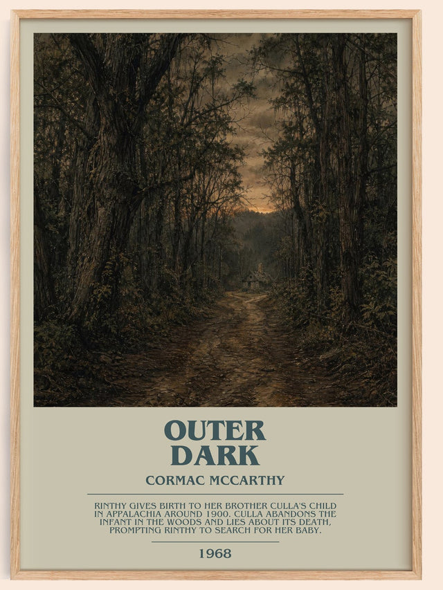 Outer Dark Bookish Wall Art by Cormac Mccarthy
