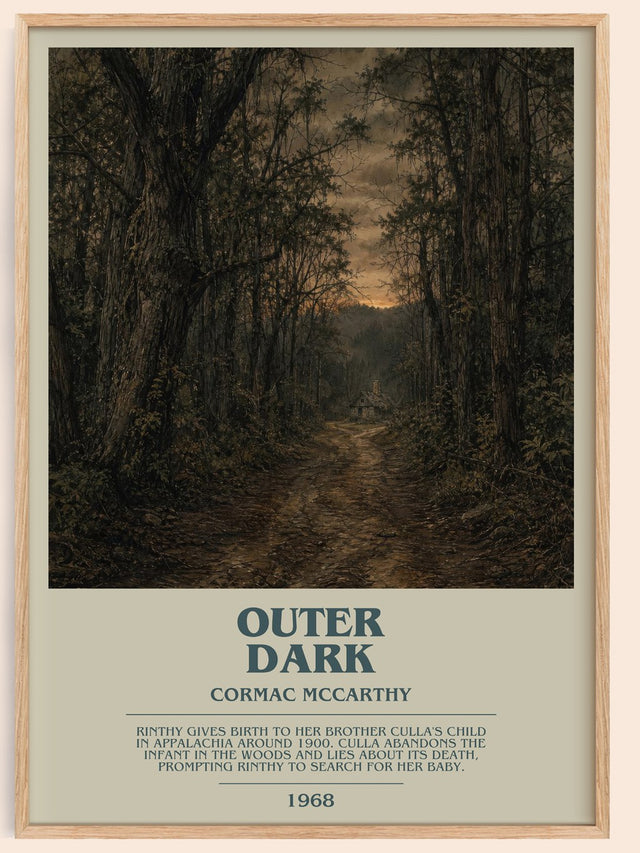 Outer Dark Bookish Wall Art by Cormac Mccarthy