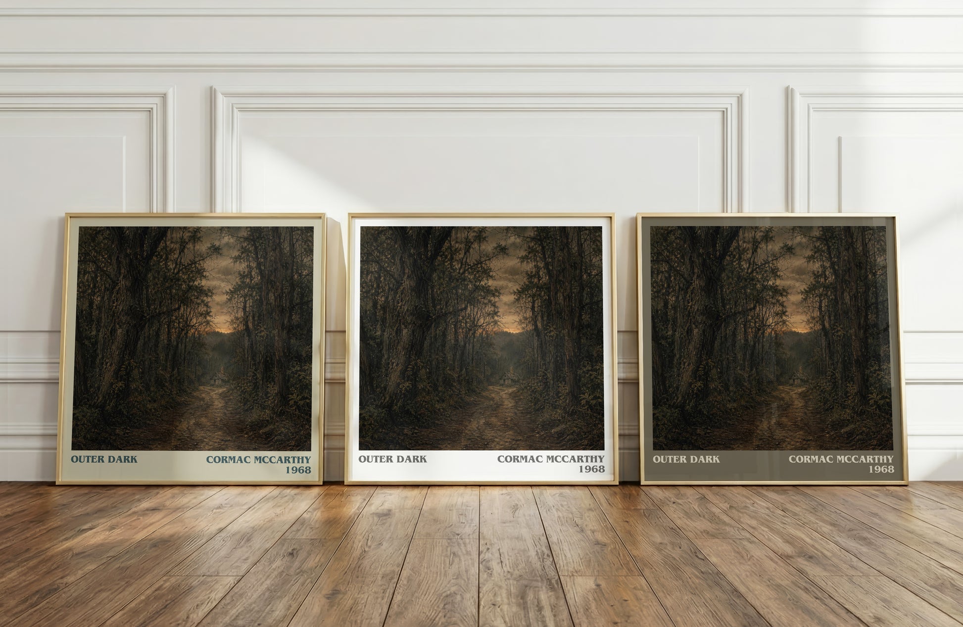 Outer Dark literary art print colour and style options – Cormac Mccarthy book art